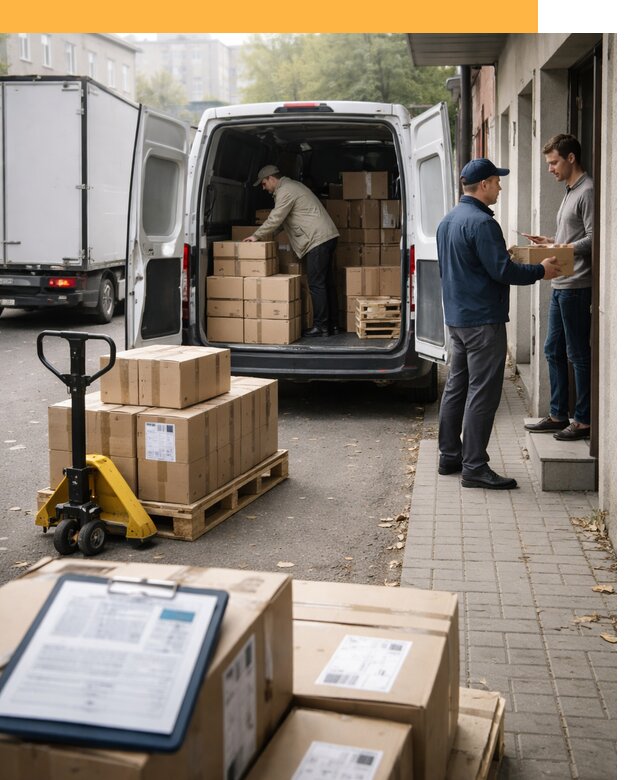 Доставка грузов от двери до двери с таможней от 45783 руб.