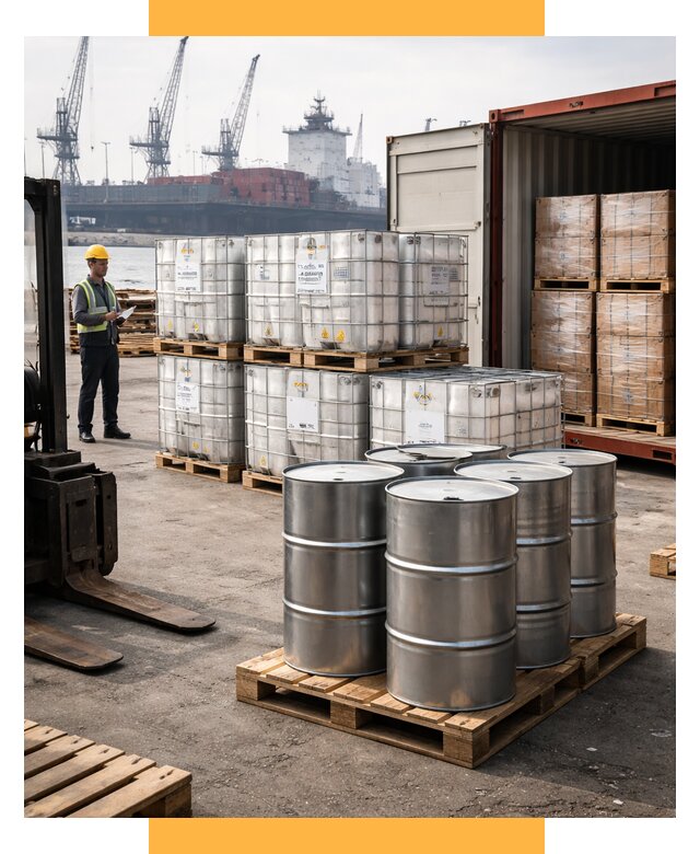 Доставка химического сырья из Индии от 254350 р. | СетСервис-Сск