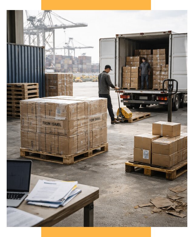 Доставка грузов из Израиля от 15261 р., логистика от СетСервис-Сск