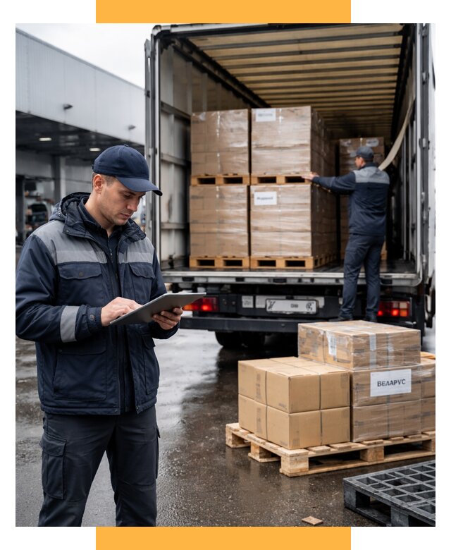 Доставка грузов из Беларуси от 15261 р. логистика СетСервис-Сск