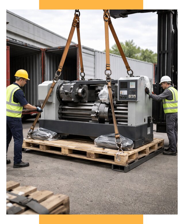 Перевозка станков и таможня от 61044 р. | СетСервис-Сск логистика