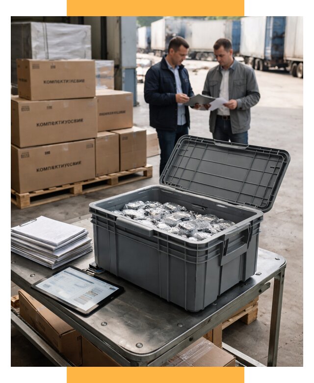 Перевозка комплектующих из Китая от 6613 р. | СетСервис-Сск