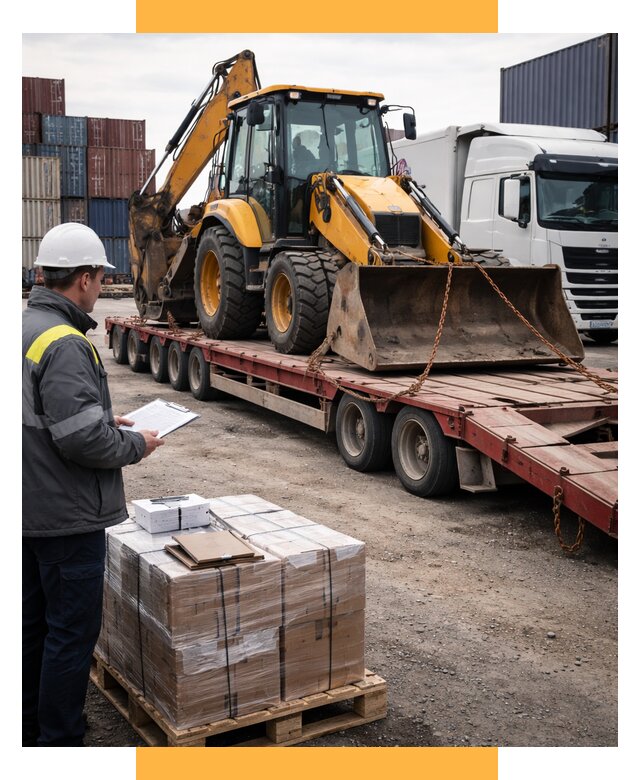 Международная перевозка спецтехники от 45783 р., СетСервис-Сск