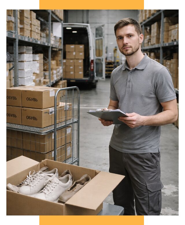 Доставка обуви из Китая и Турции от 4578 р. СетСервис-Сск