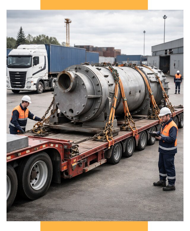 Перевозка тяжеловесных грузов под ключ от 152610 р. | СетСервис-Сск