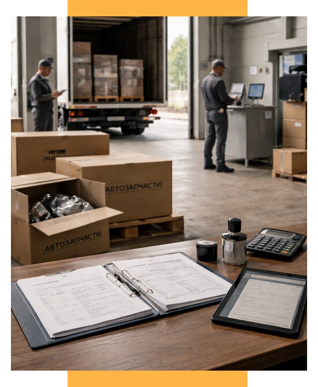Таможенное оформление автозапчастей под ключ от 8648 р., СетСервис-Сск