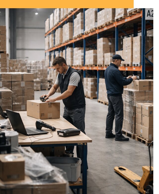 Склад консолидации в Европе: хранение, сортировка от 6613